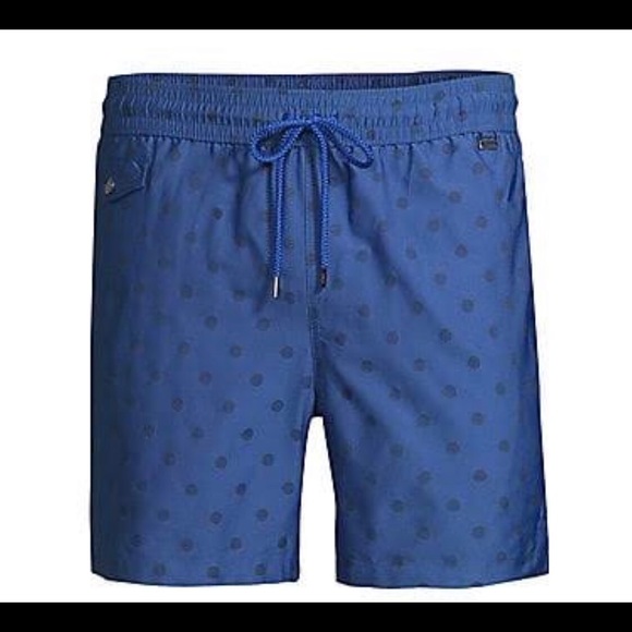 Men’s polka dot swim shorts - Picture 2 of 7
